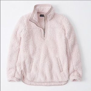 Abercrombie and Fitch essential Sherpa Sweater